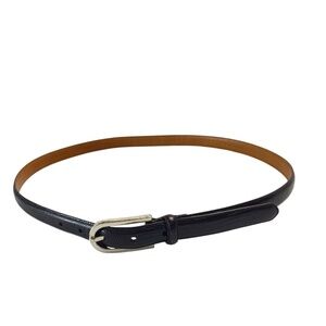 LAUREN RALPH LAUREN Brown Leather Belt Snake Print Size XL